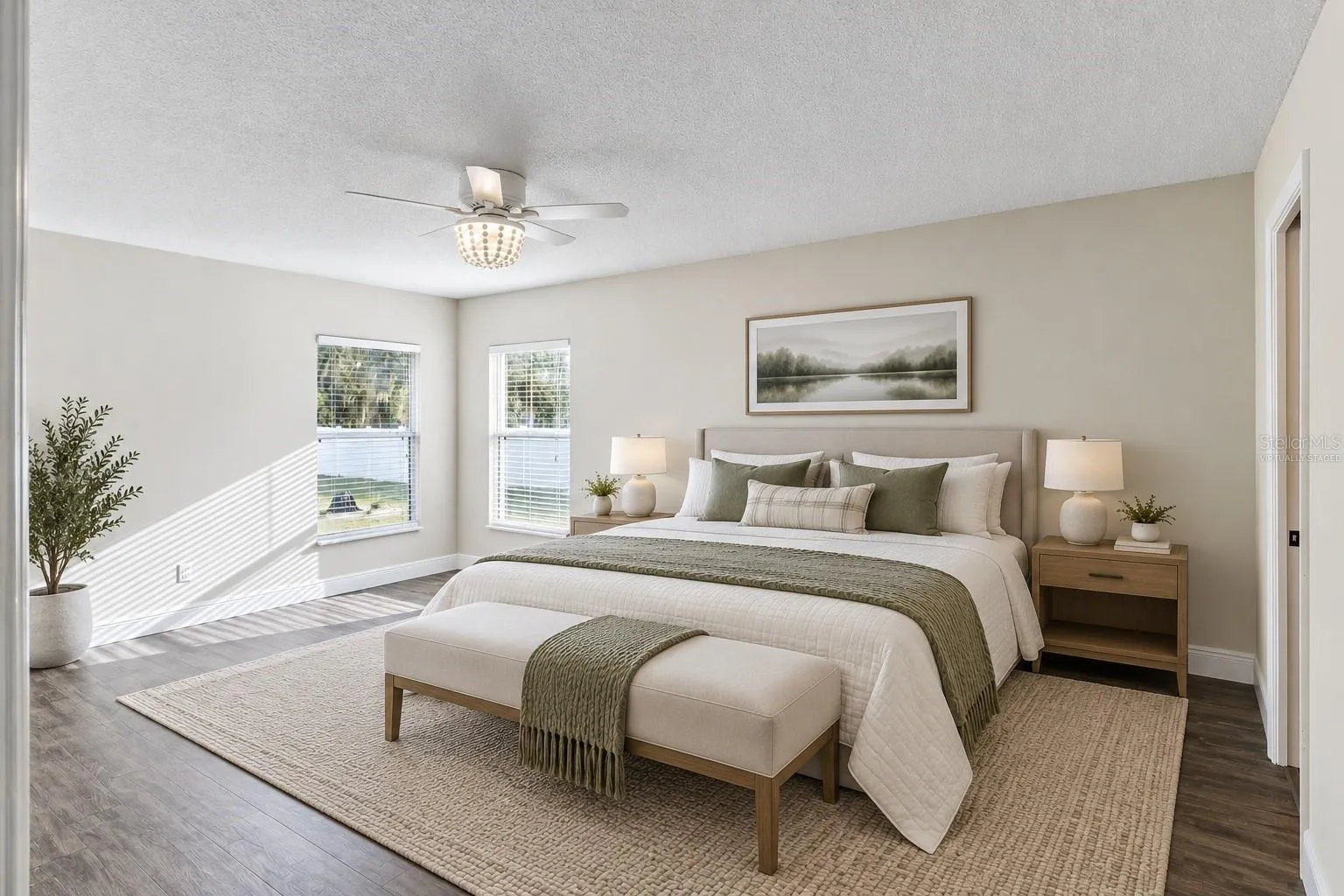 Primary Bedroom - Virtually Staged
