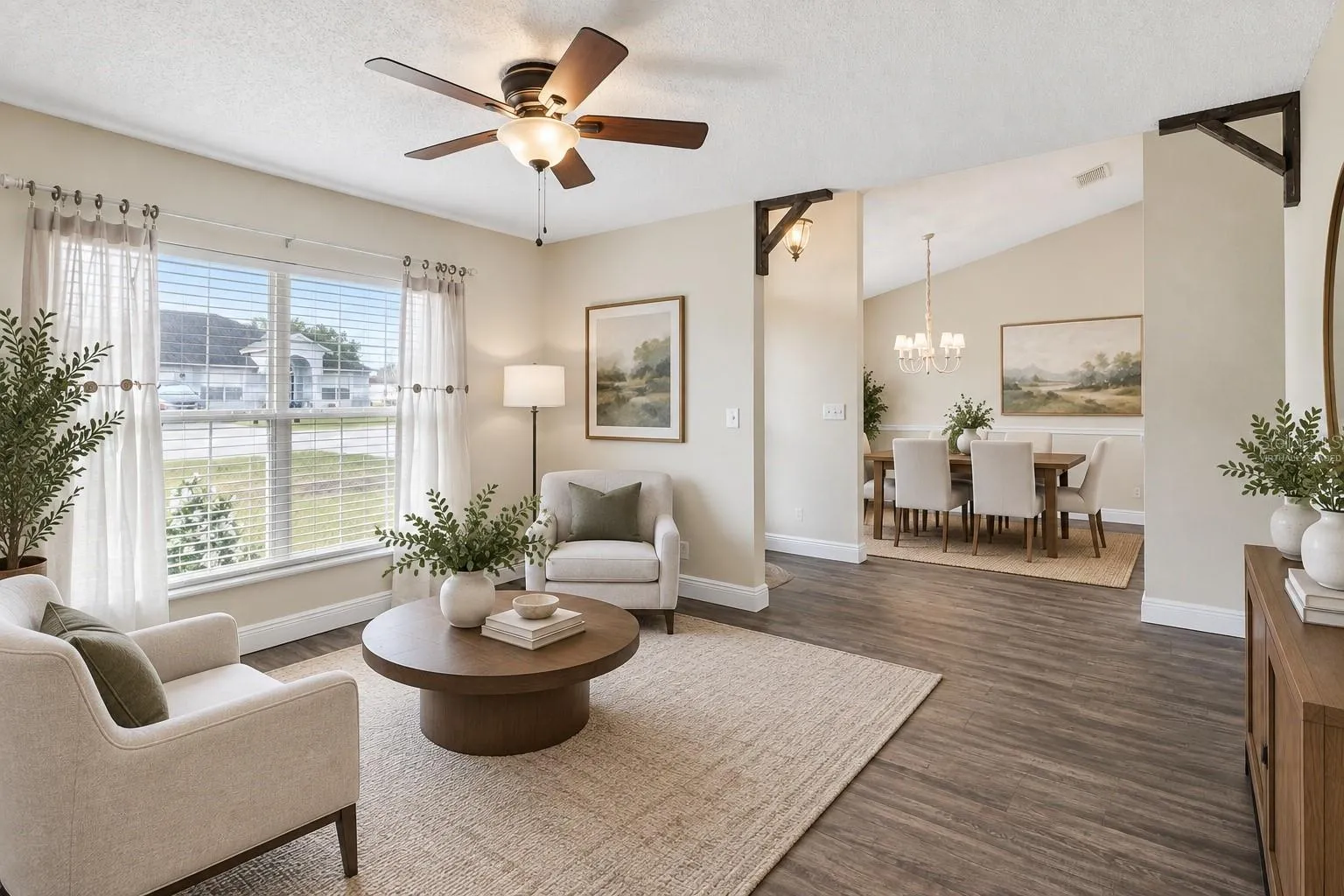 Flex Space - Virtually Staged as Living Room
