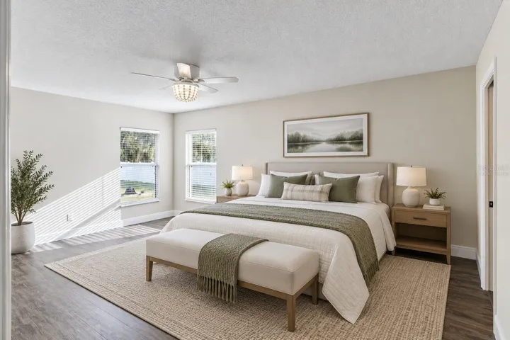 Primary Bedroom - Virtually Staged