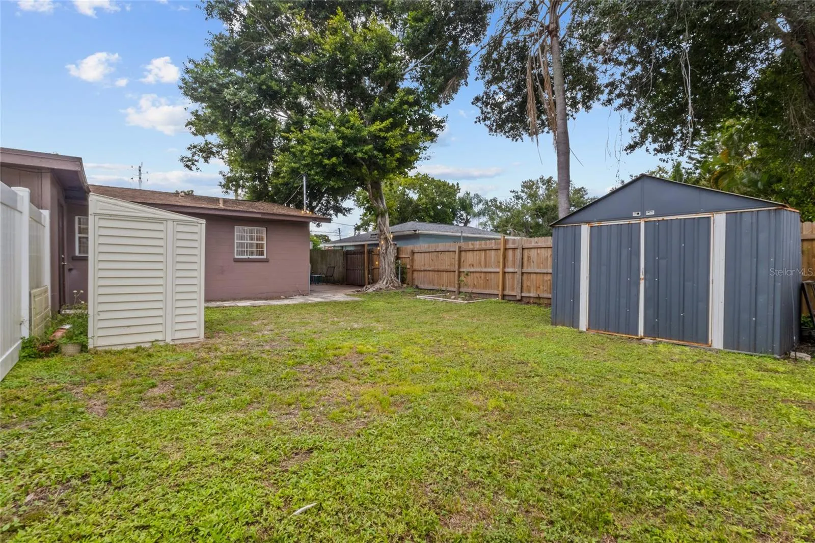 Unit B backyard