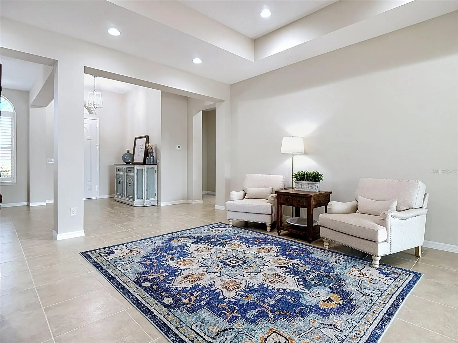 Living Rm w/ Ceramic Tile