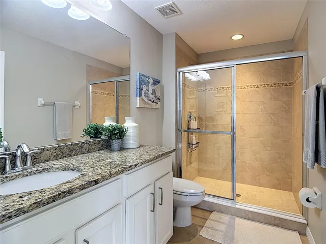 Bath #4 Granite &amp; Walk In Shower
