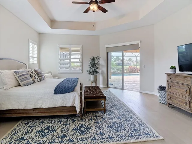 Primary Suite w/ Private Entrance to Pool Area