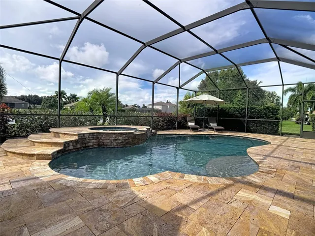 14,000 gallon Custom Gas Heated Salt Water Pool &amp; Spa