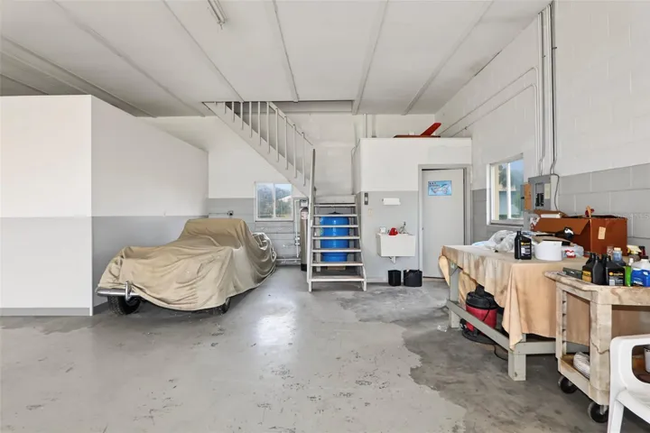 Hangar upstairs storage