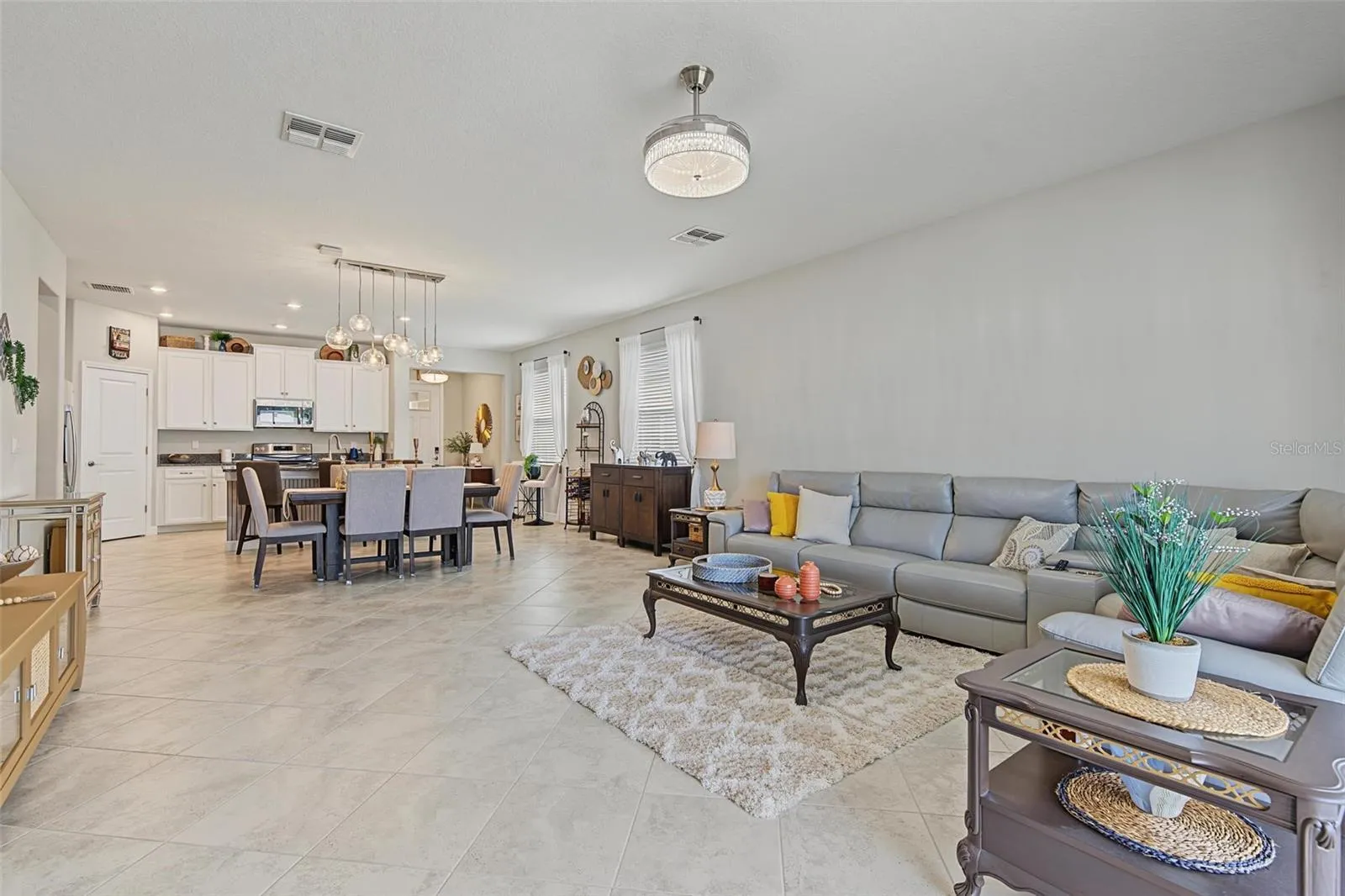 open floor plan