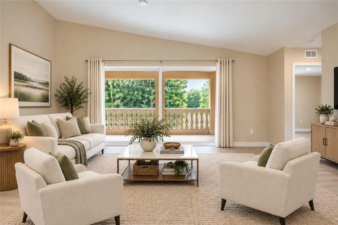 Living Room, Virtually Staged