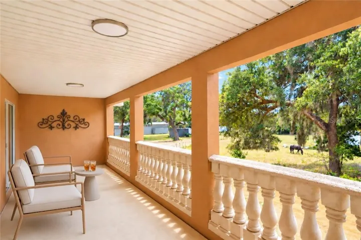 Balcony, Virtually Staged