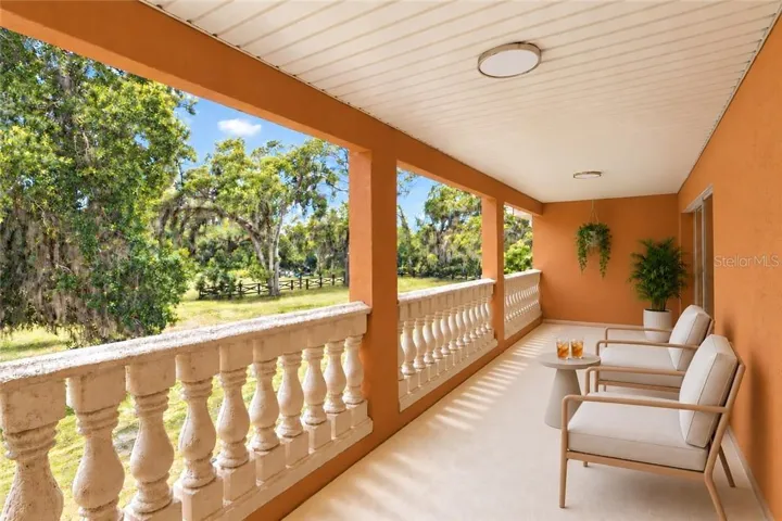 Balcony, Virtually Staged