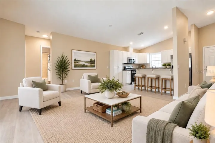 Living Room, Virtually Staged
