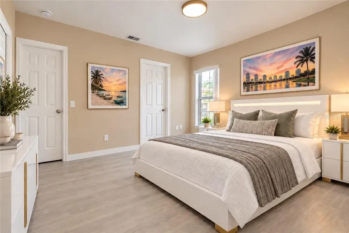 Primary Bedroom, Virtually Staged