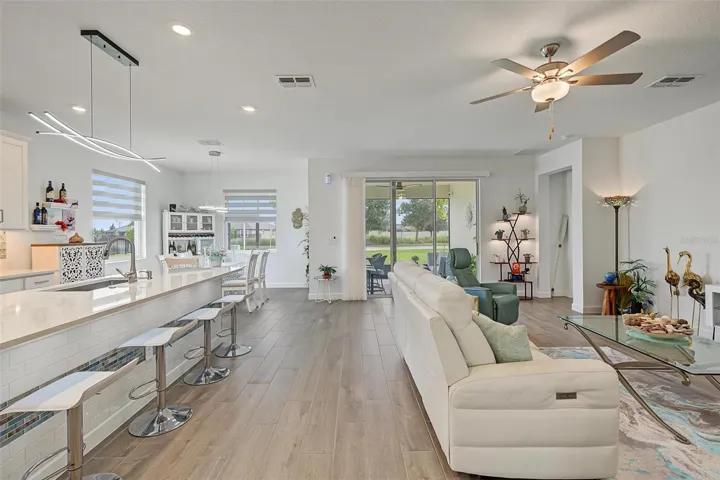 Great space for entertaining