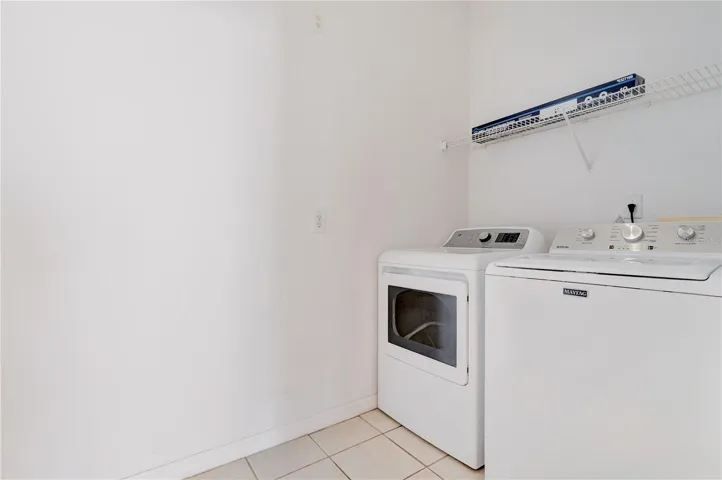 Inside Laundry room