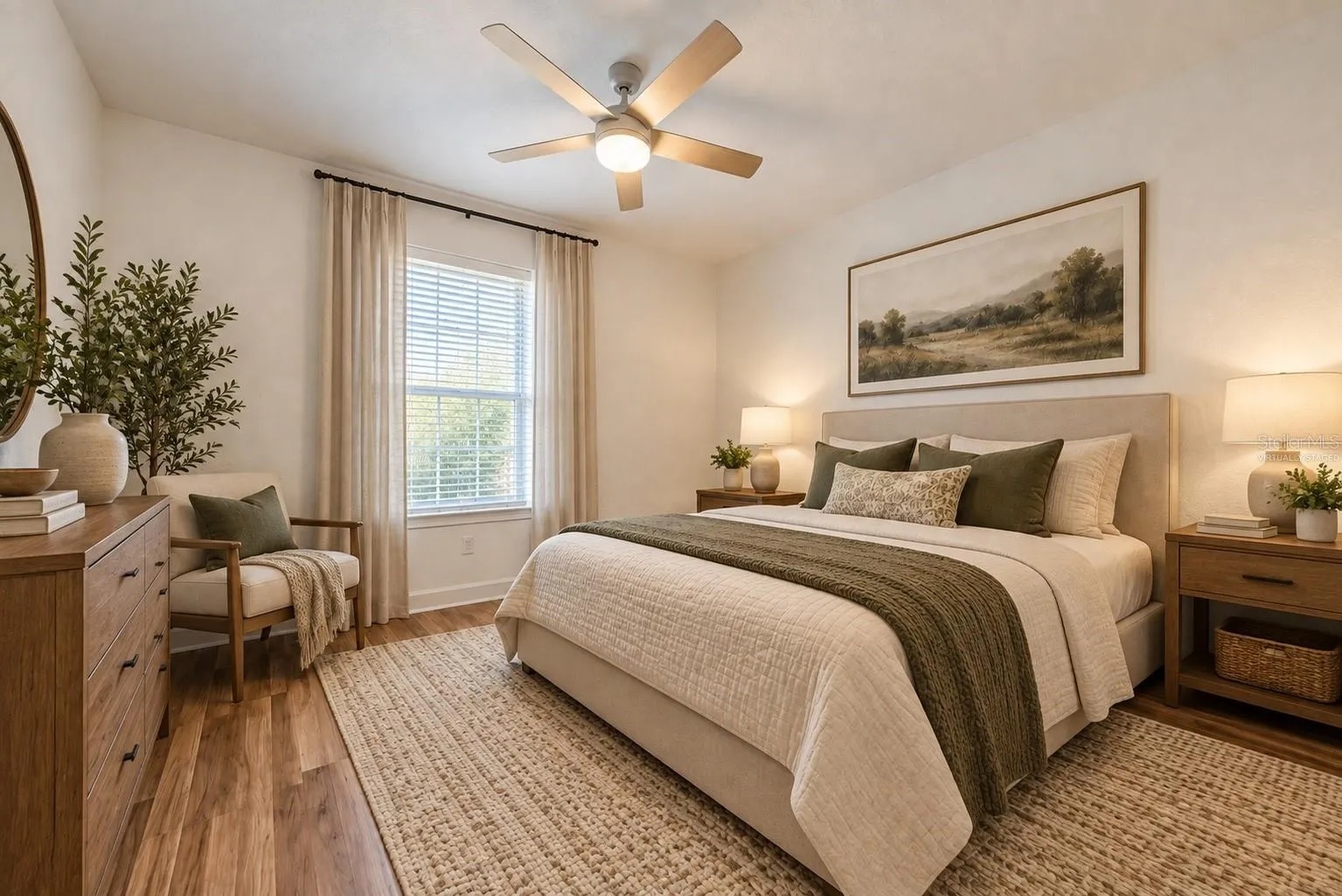 Bedroom Virtually Staged