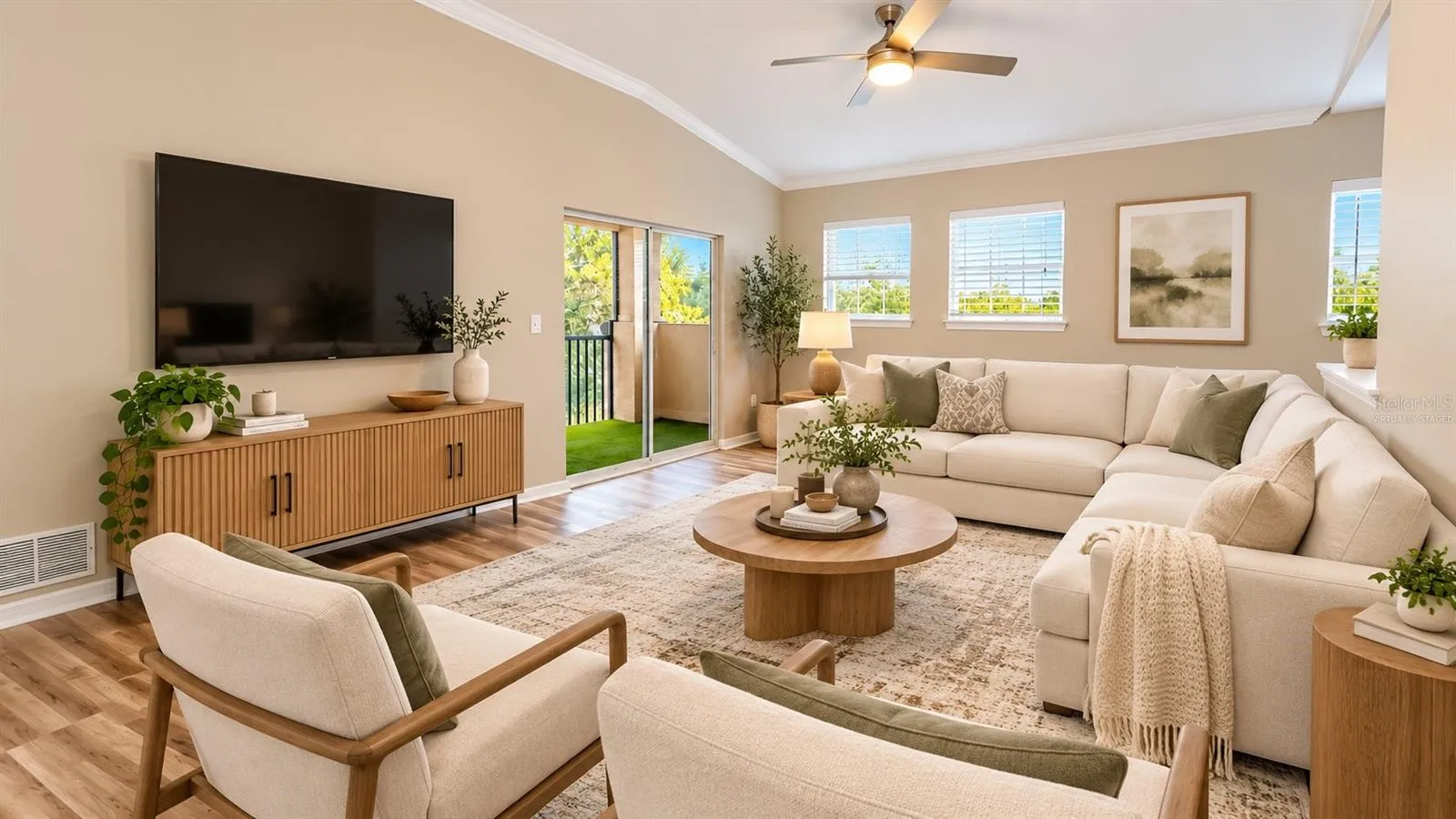 Living Room Virtually Staged