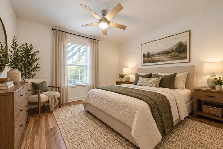 Bedroom Virtually Staged