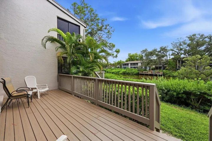 Outside Deck Overlooking Water