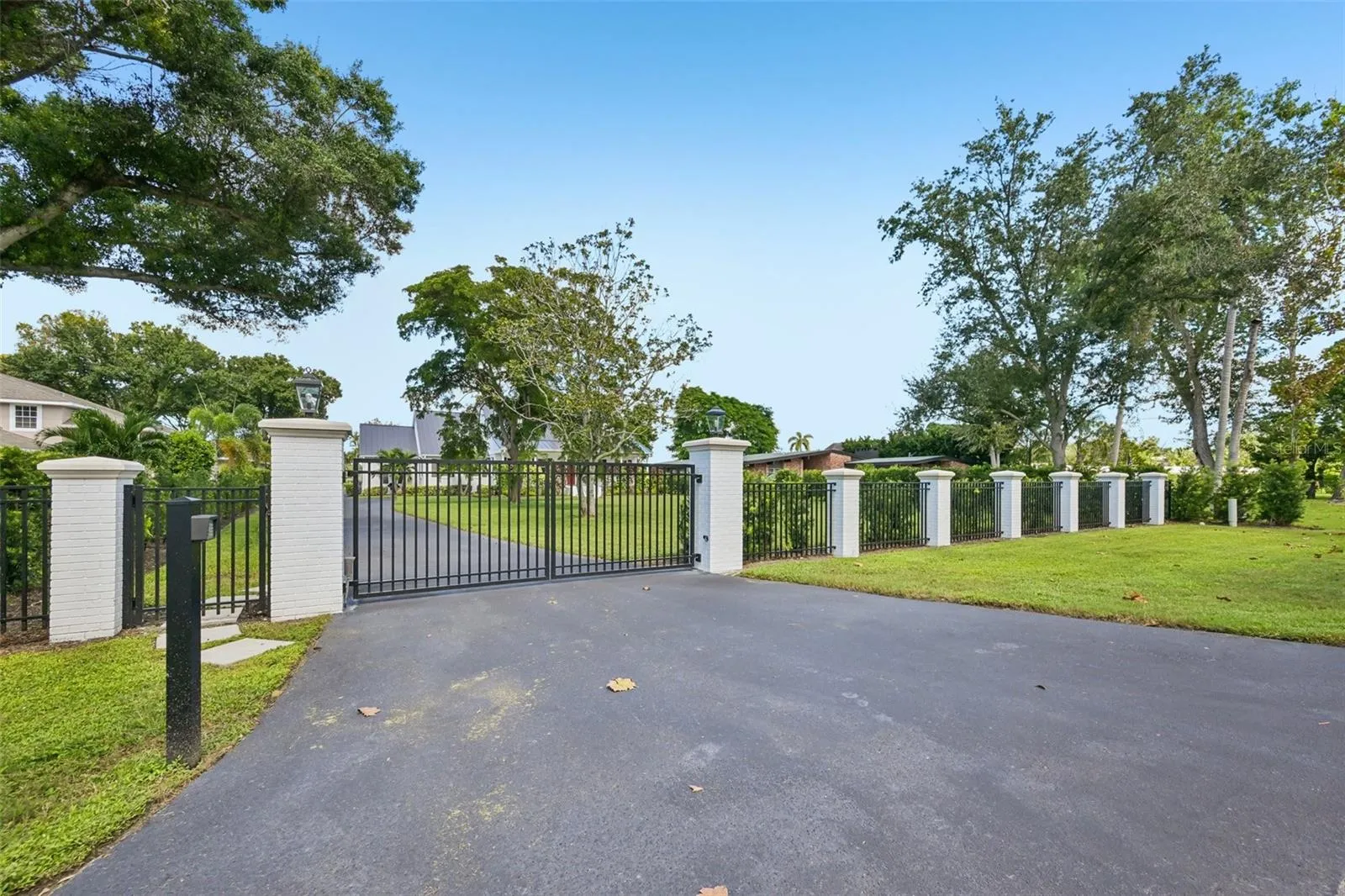 This Luxury home is behind it's own private gate.