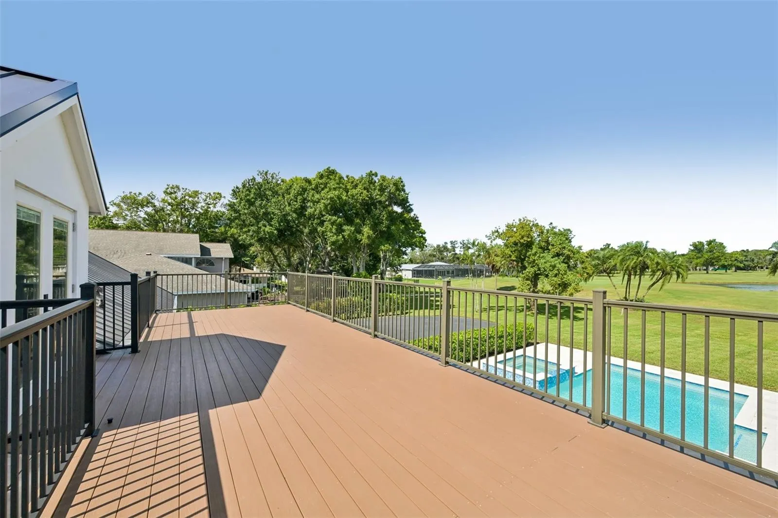 View from upstairs deck