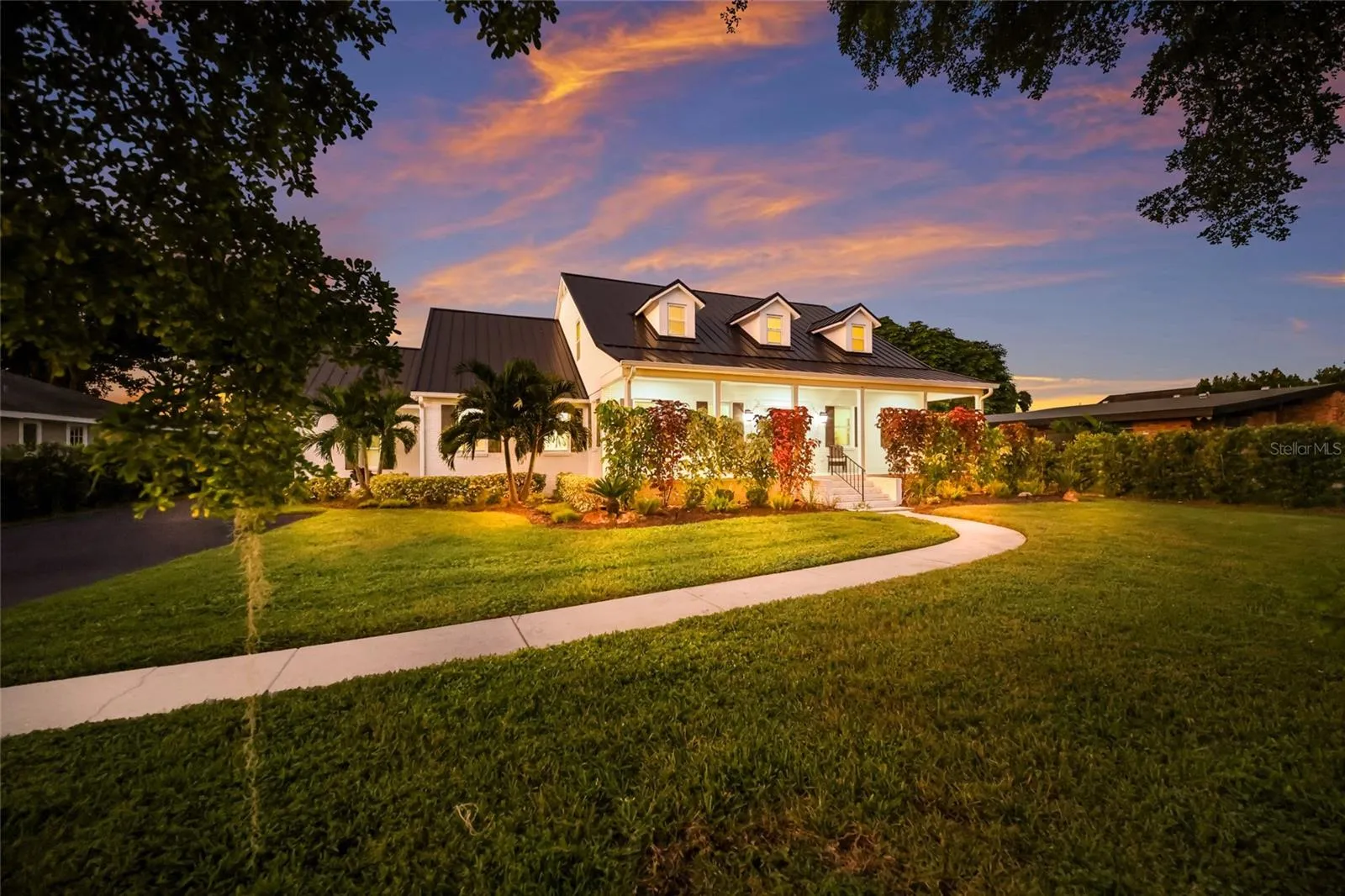 Welcoming path to front porch.