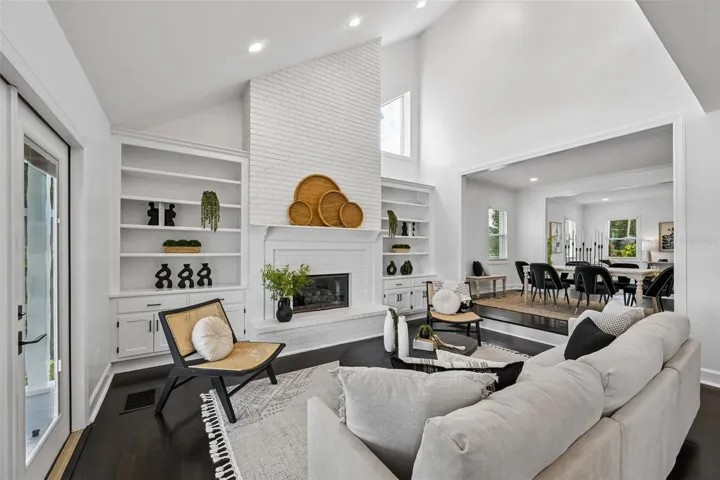 Spacious family room.