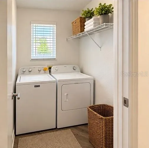 in unit laundry room