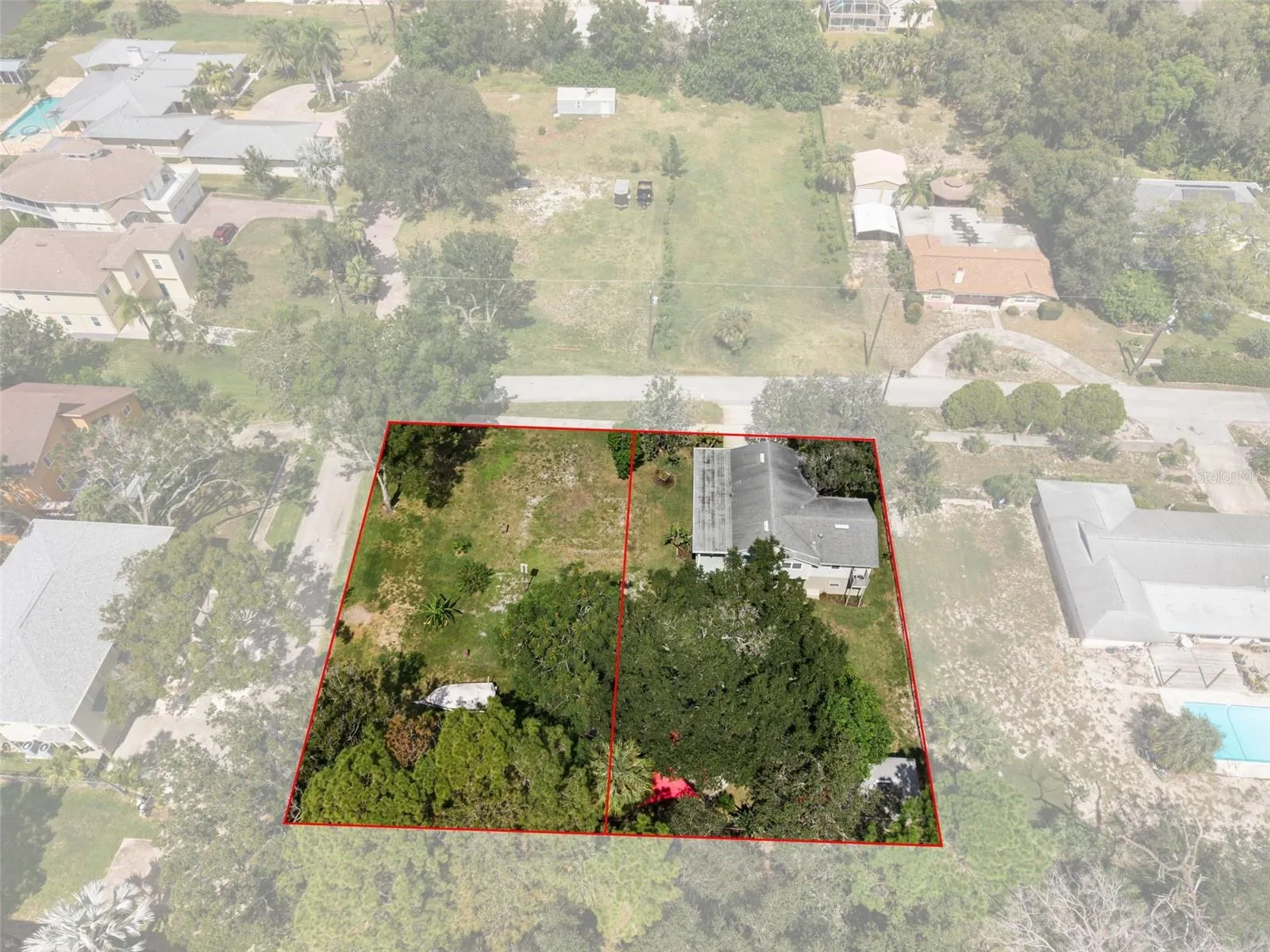 Lot is deeded as one but is a double lot - buildable