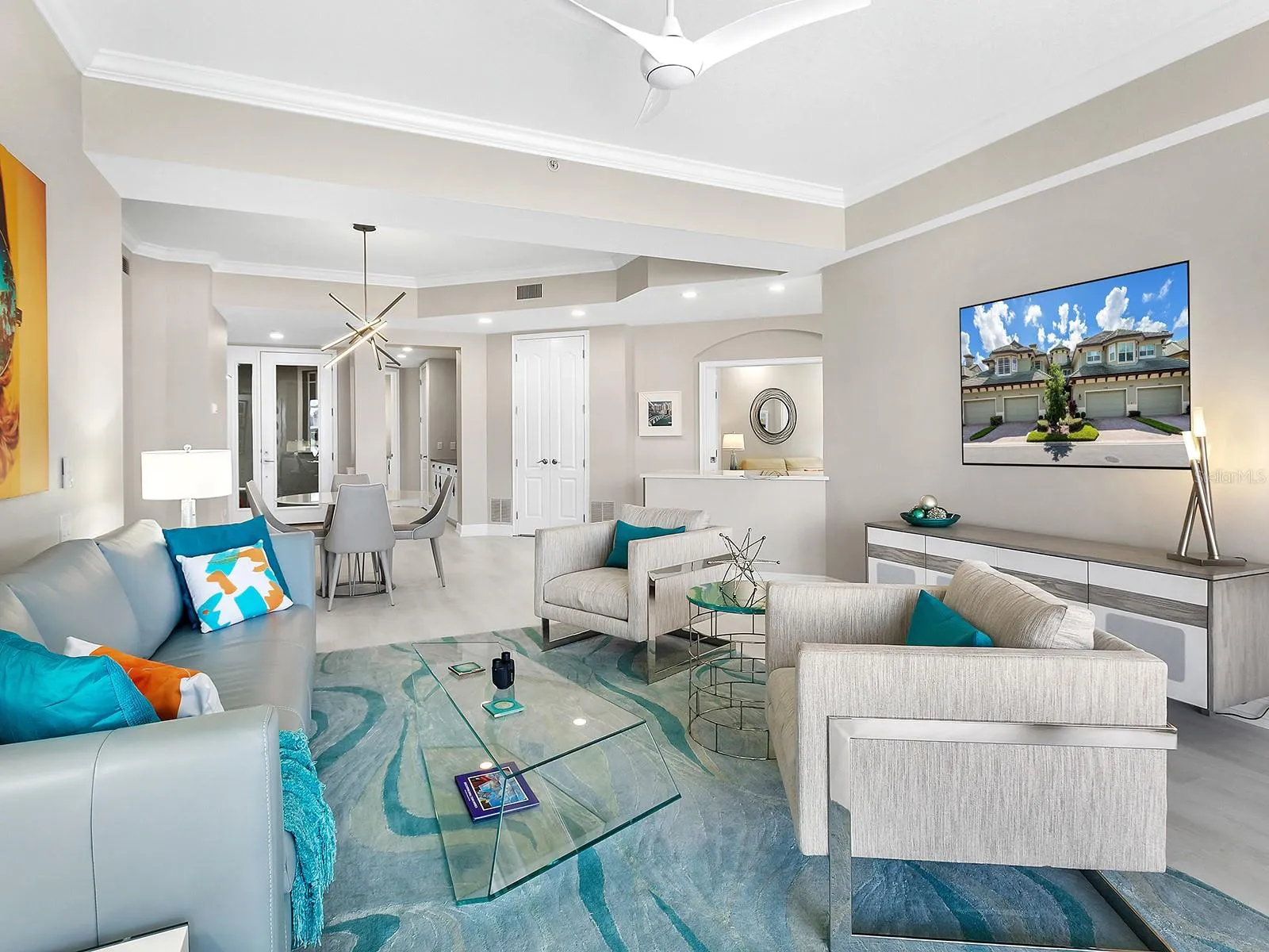 Crown Molding in Main Living Areas