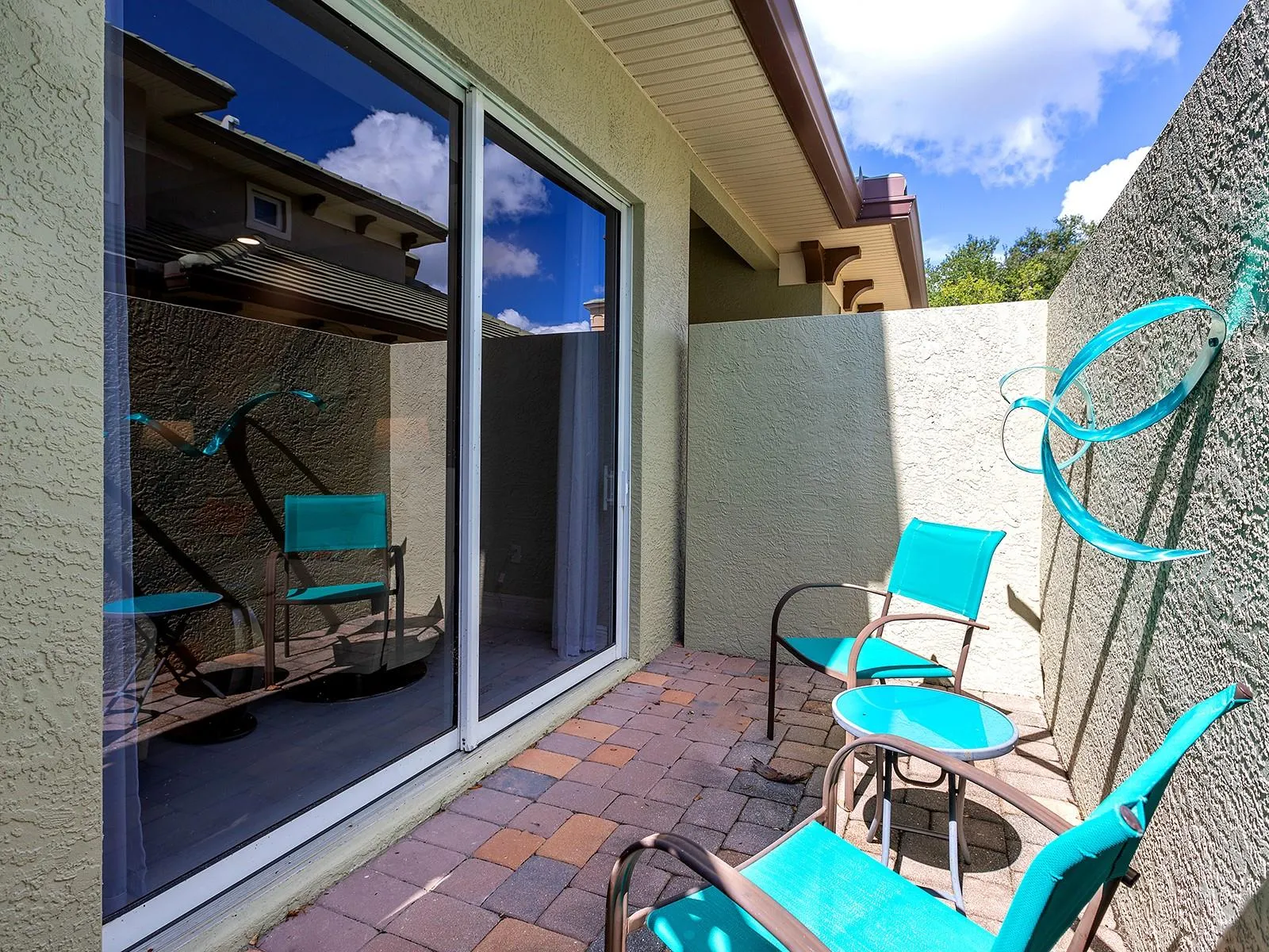 Private Patio off Guest Bedroom #3
