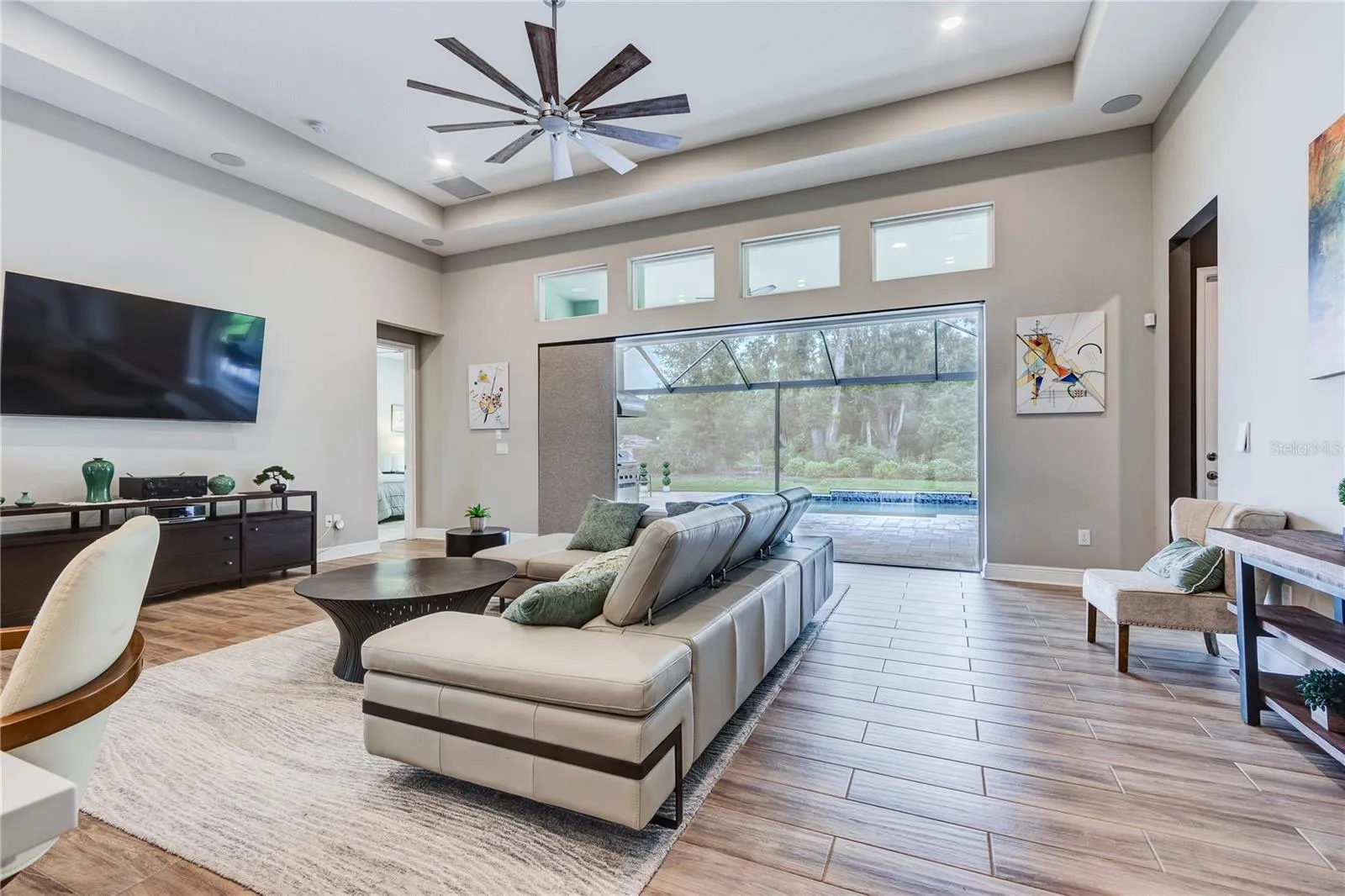 Extend your entertaining space on screened lanai