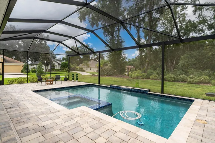 Paver deck to entertain family and friends