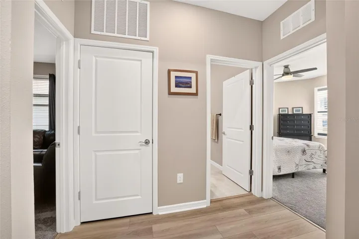 Hallway to Bedroom 2 &amp; 3 and Guest Bathroom