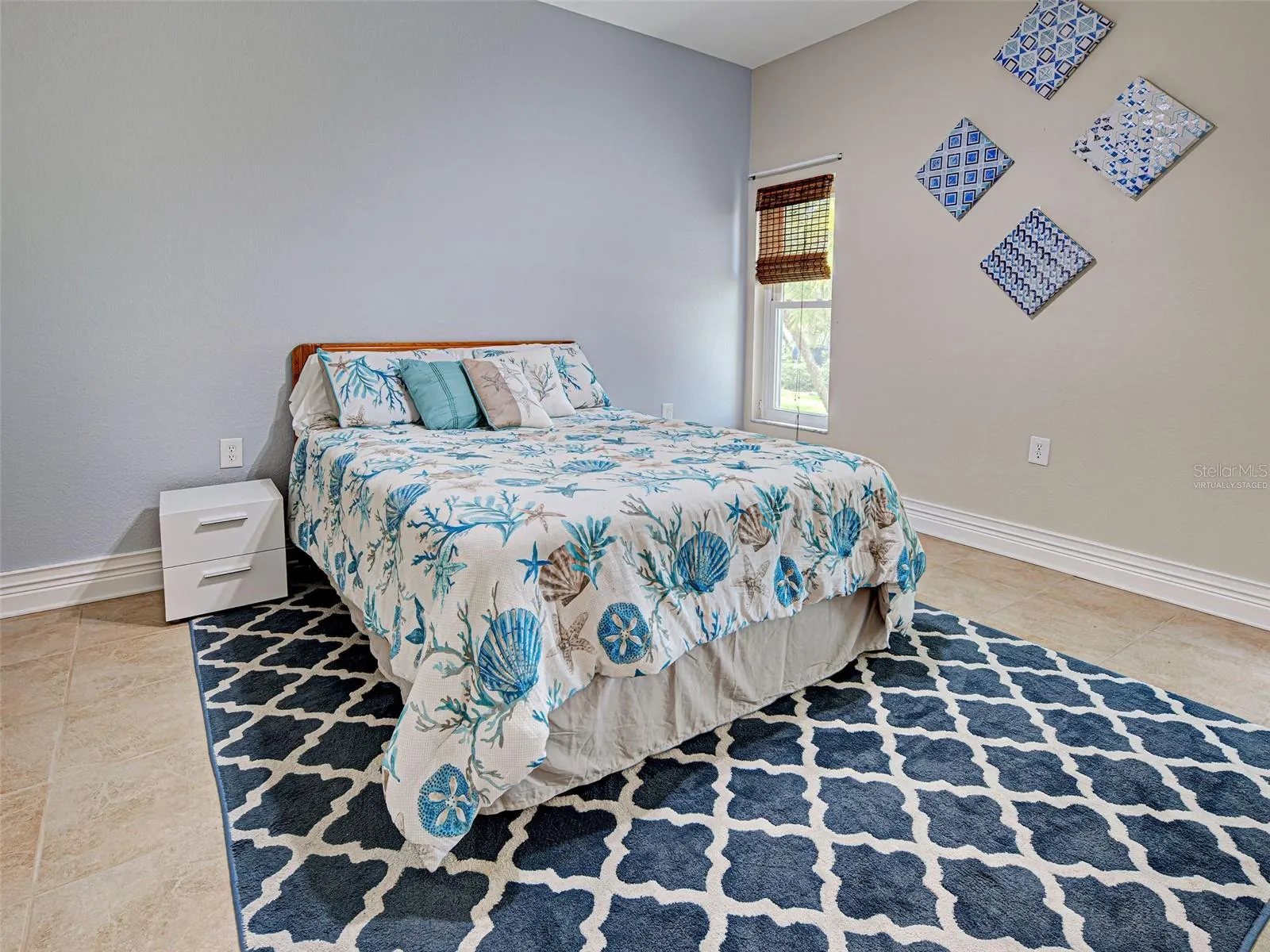 This is one of two guest bedrooms.