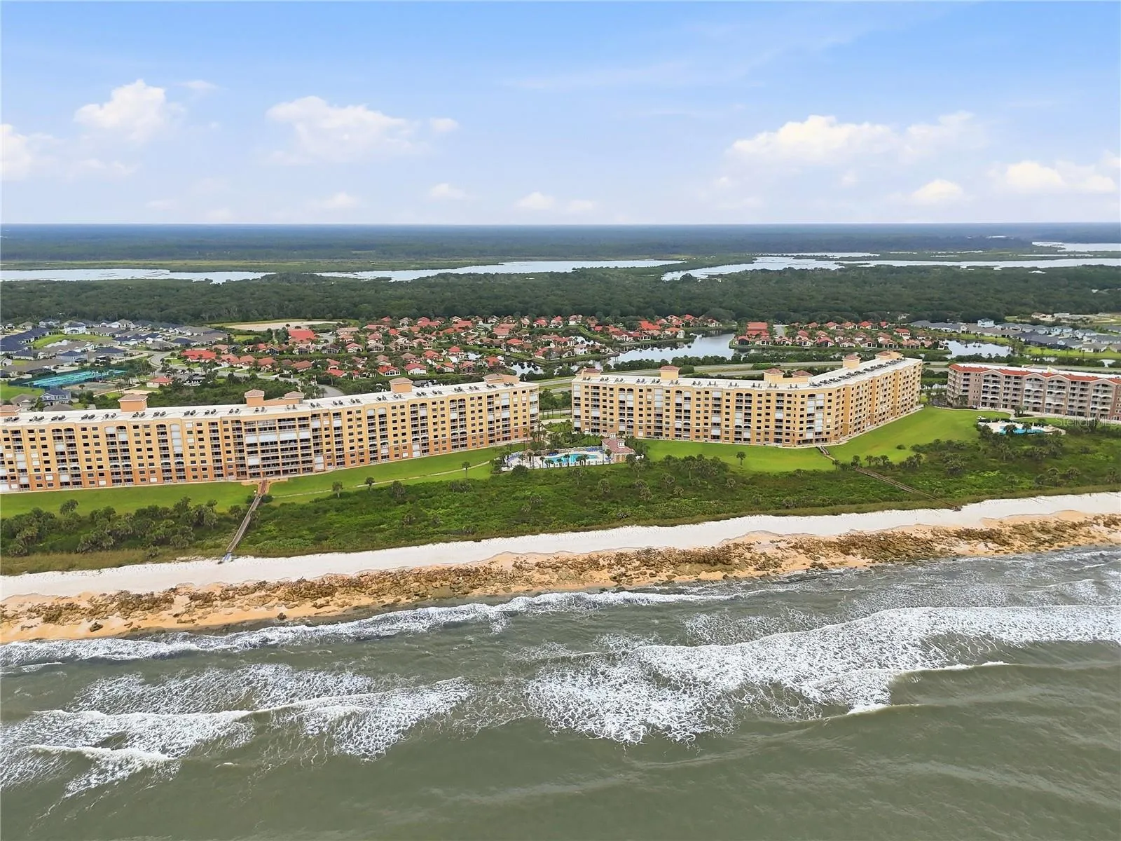Beachfront condos with direct boardwalk access