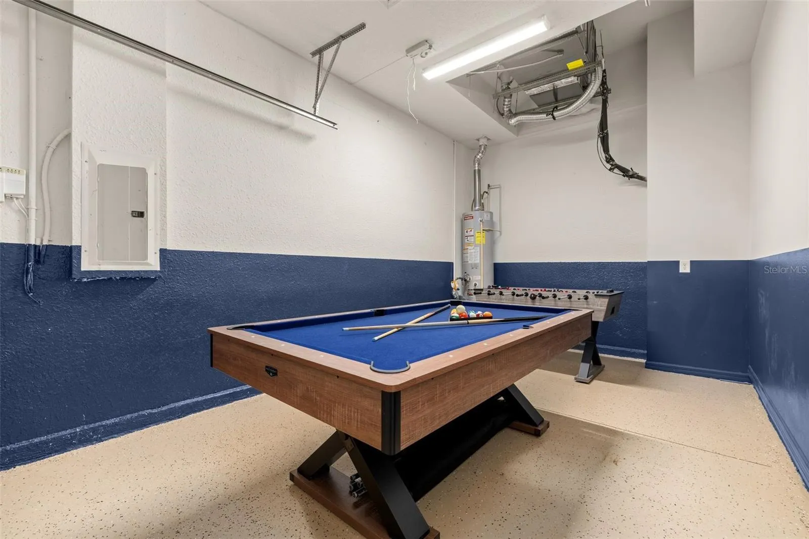 Garage converted to Games room