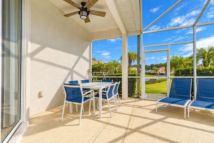 Outdoor eating area