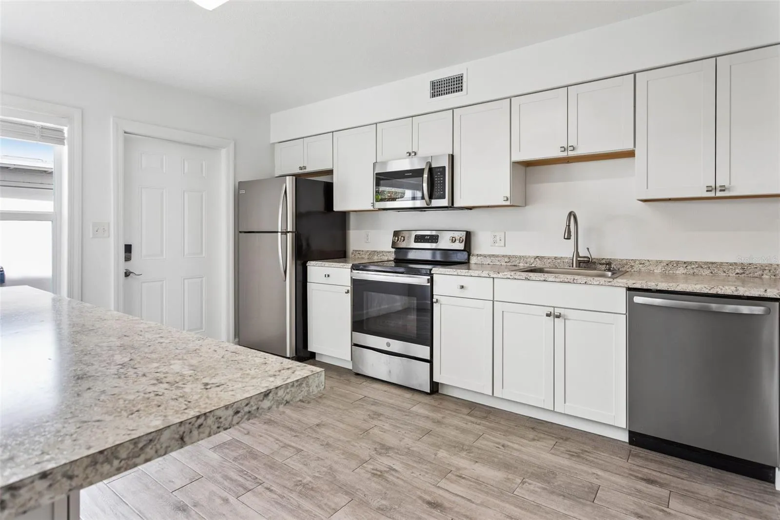 reverse view kitchen