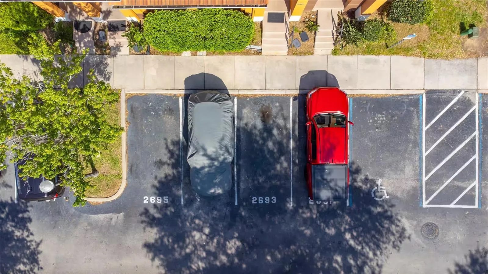 Parking spaces
