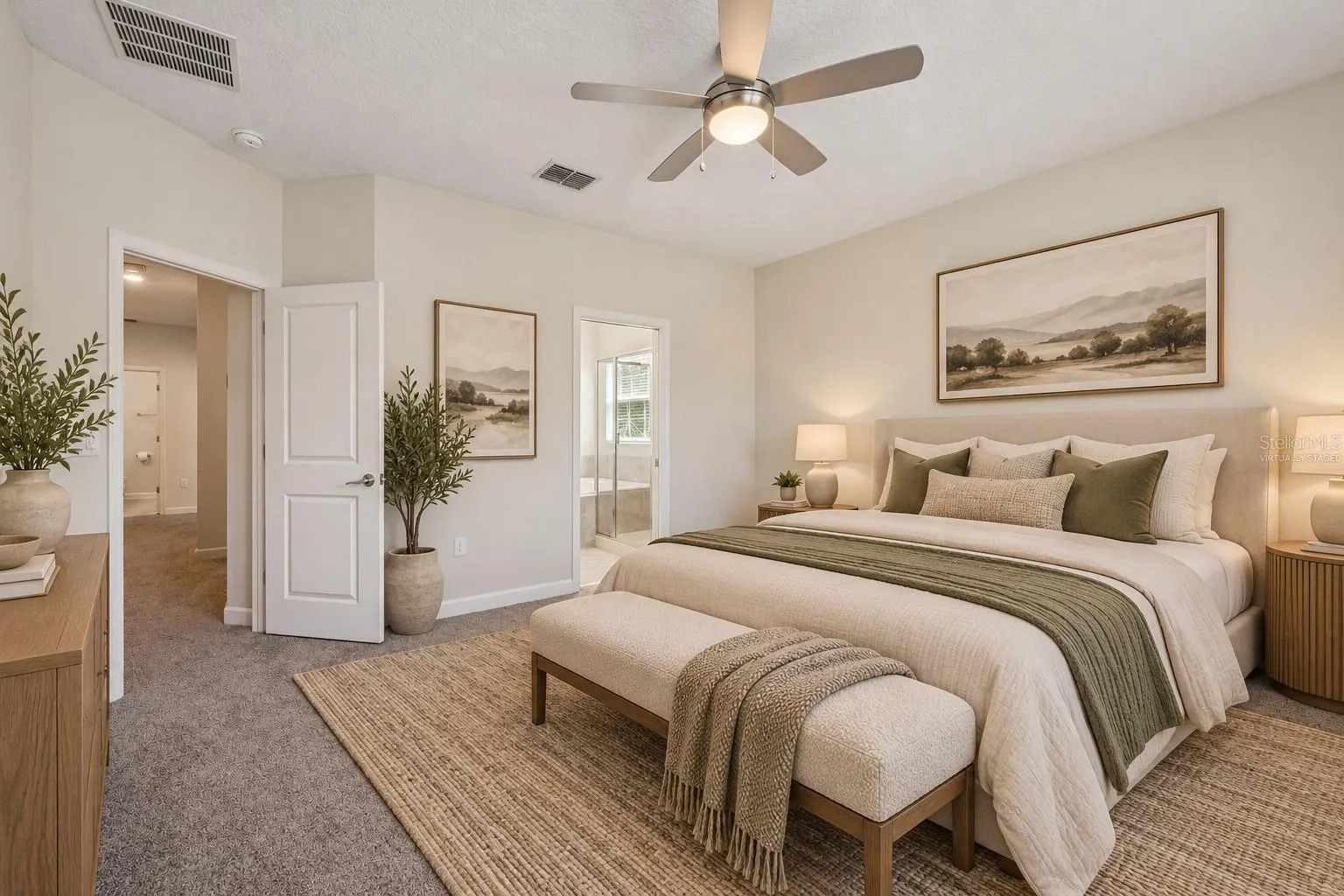 Main Bedroom - Virtually Staged