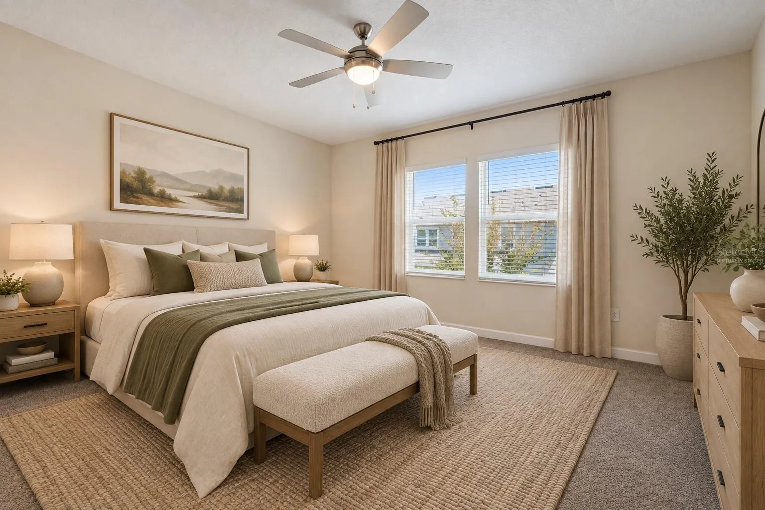 Main Bedroom - Virtually Staged