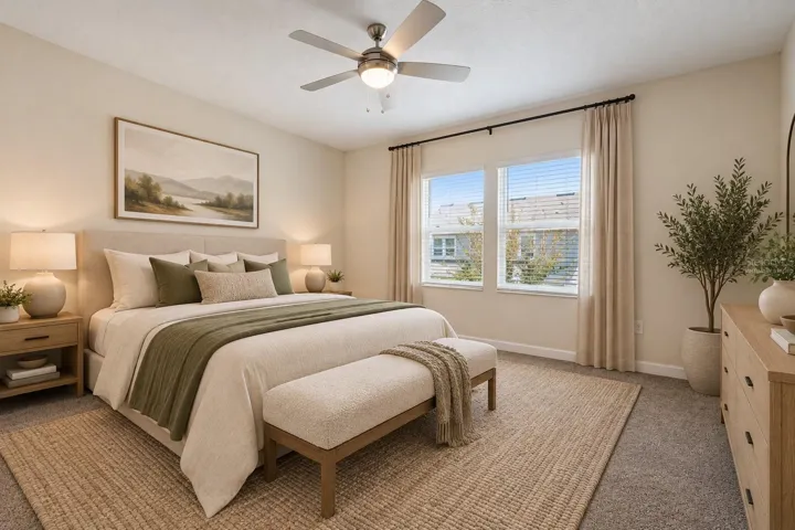 Main Bedroom - Virtually Staged