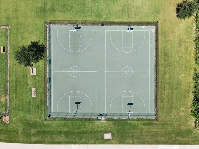 Community Basketball Courts - Aerial View