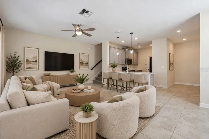 Living Space - Virtually Staged