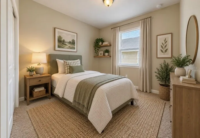 Virtually Staged Bedroom 2