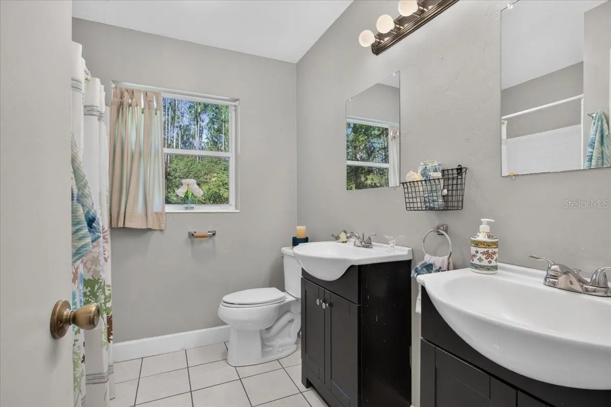 Guest bathroom in main home