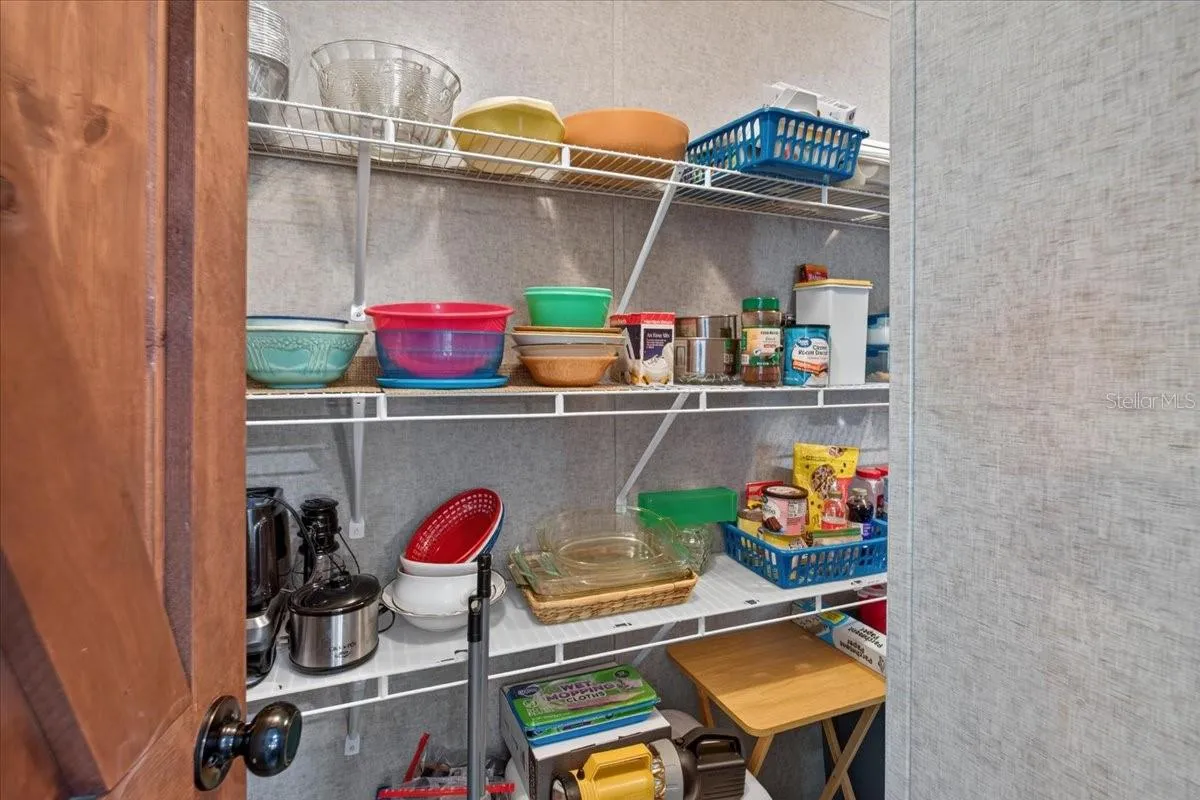 A walk-in pantry that never ends!
