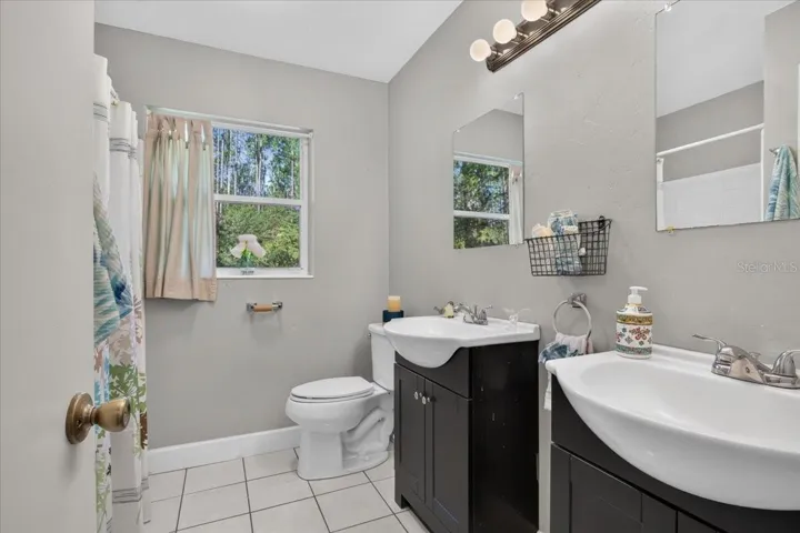 Guest bathroom in main home