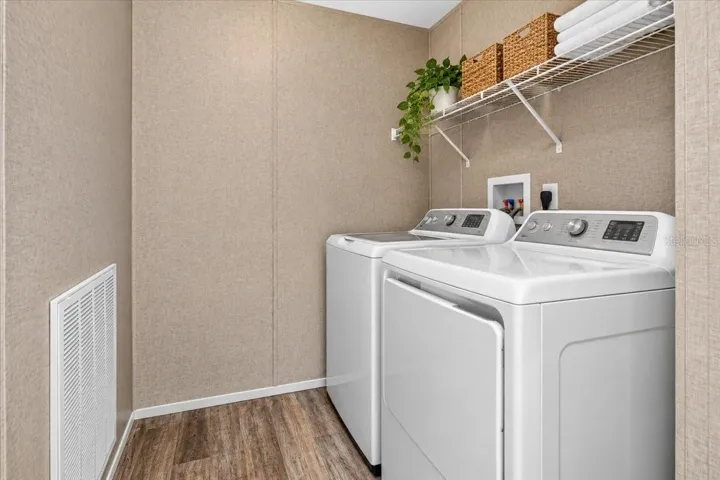 Modular home roomy utility room