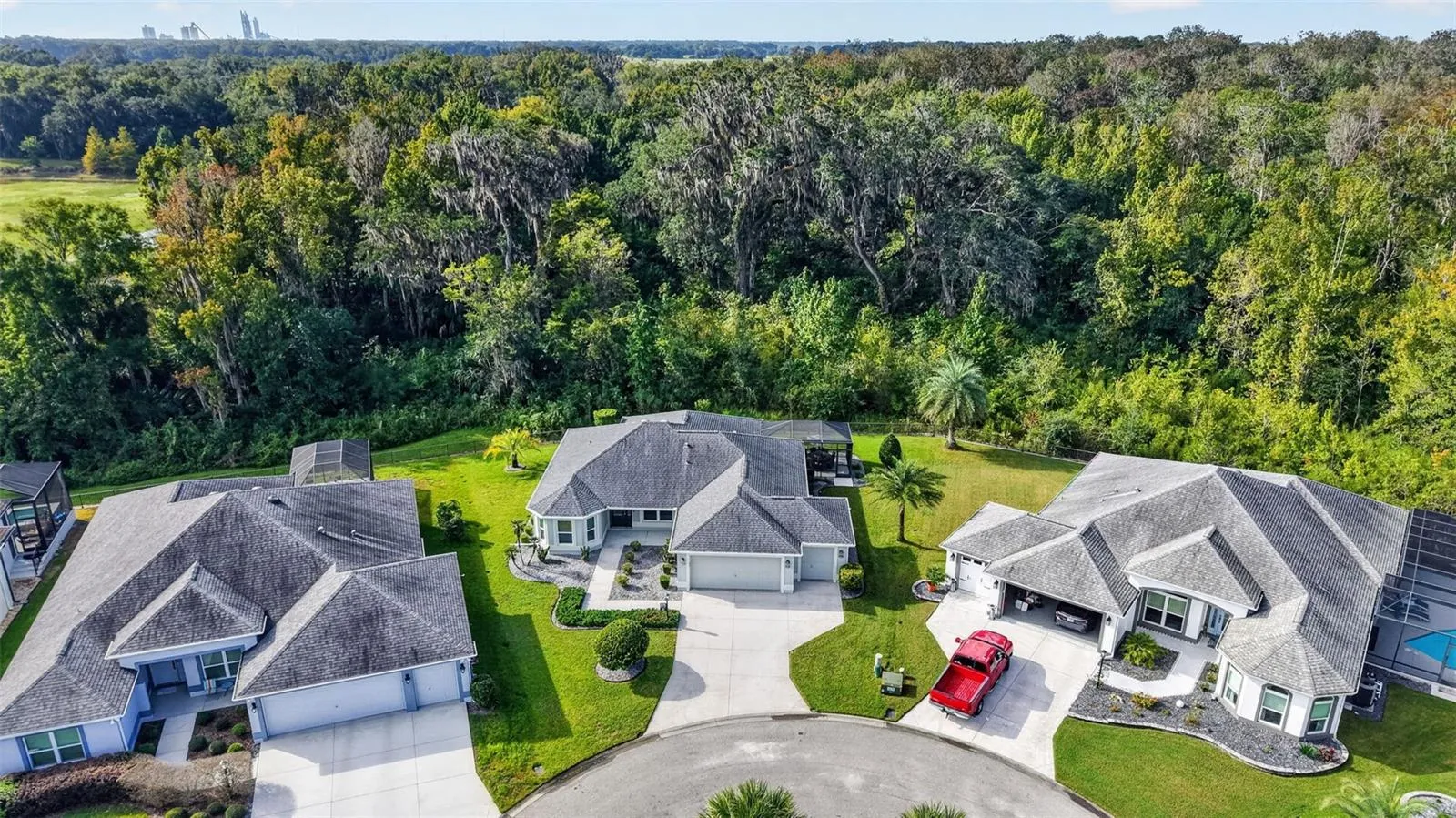 Aerial Front Elevation with PRESERVE VIEWS