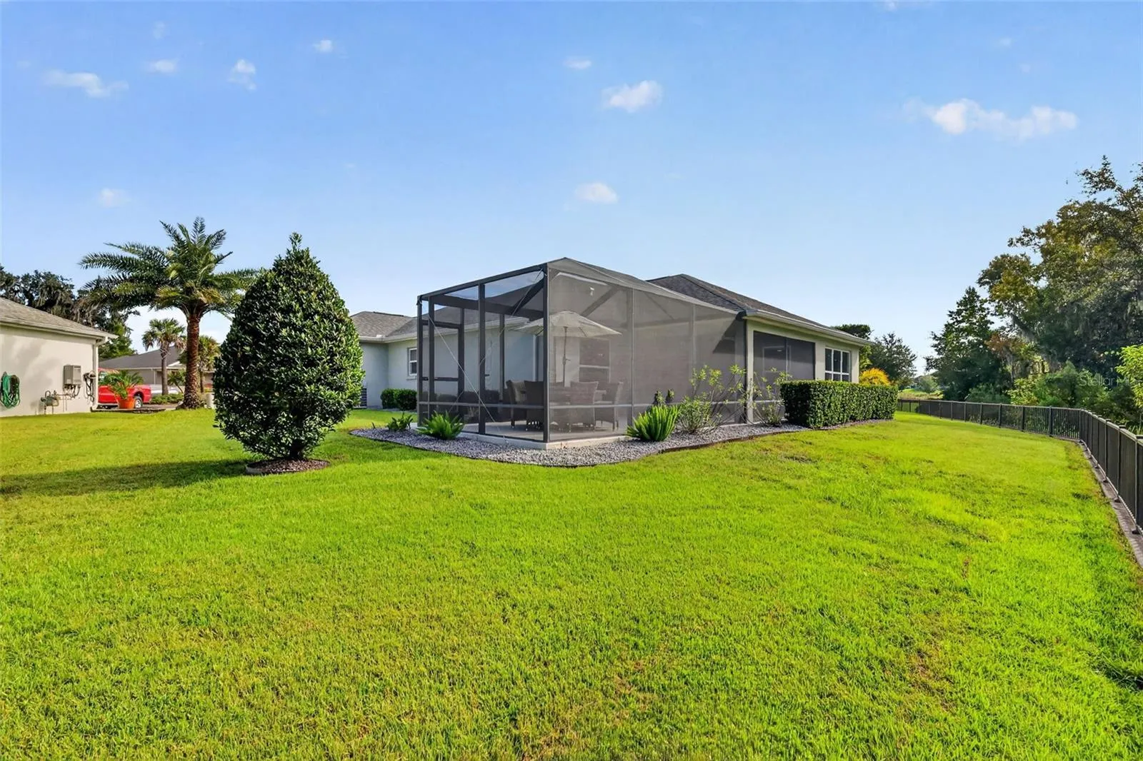 REAR and Side Elevation with Large Yard and PRIVATE PRESERVE VIEWS